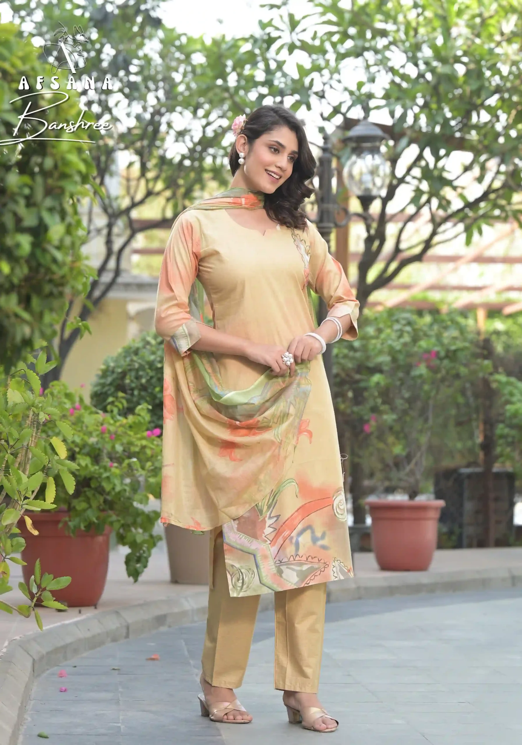 Afsana Banshree Camrik Cotton Wholesale Readymade Salwar Suit Catalog — Wholesale Salwar Suits, Shree Fabs wholesale from Surat - Gallery Image 2